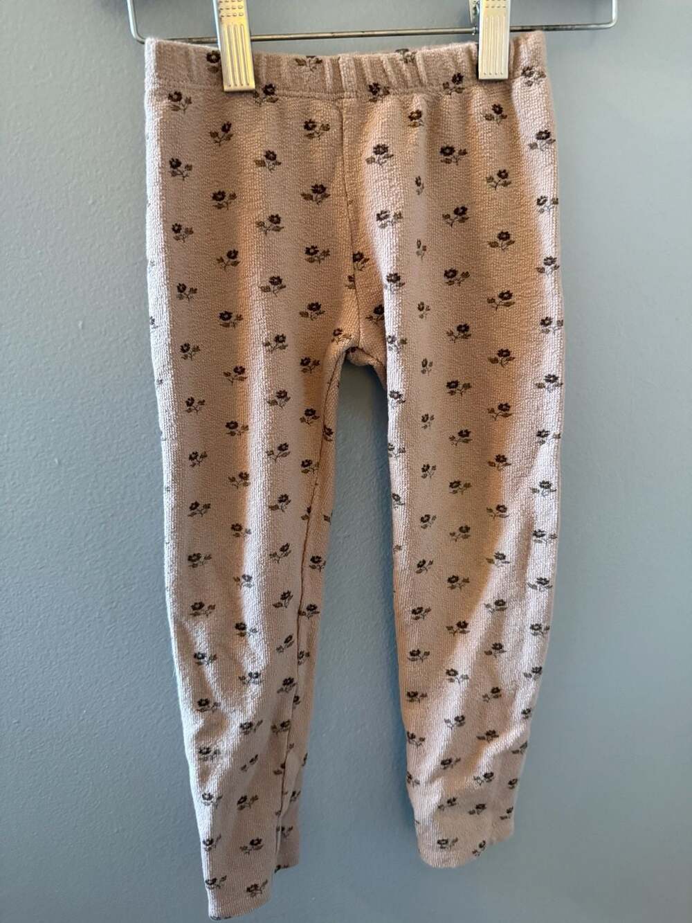 Rylee + Cru Spongey Knit Floral Long Sleeve Top and Leggings Set